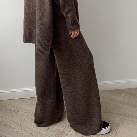 🖤Black Friday-uitverkoop: 50% KORTING💖Casual losse gebreide 2-delige set voor dames