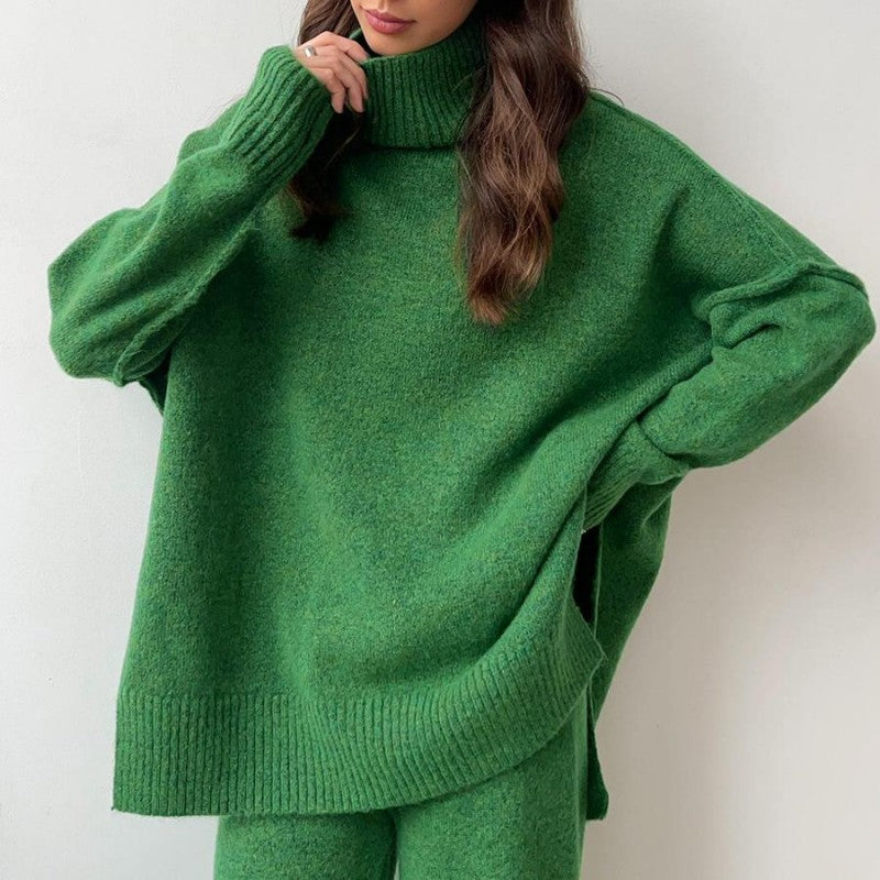 🖤Black Friday-uitverkoop: 50% KORTING💖Casual losse gebreide 2-delige set voor dames