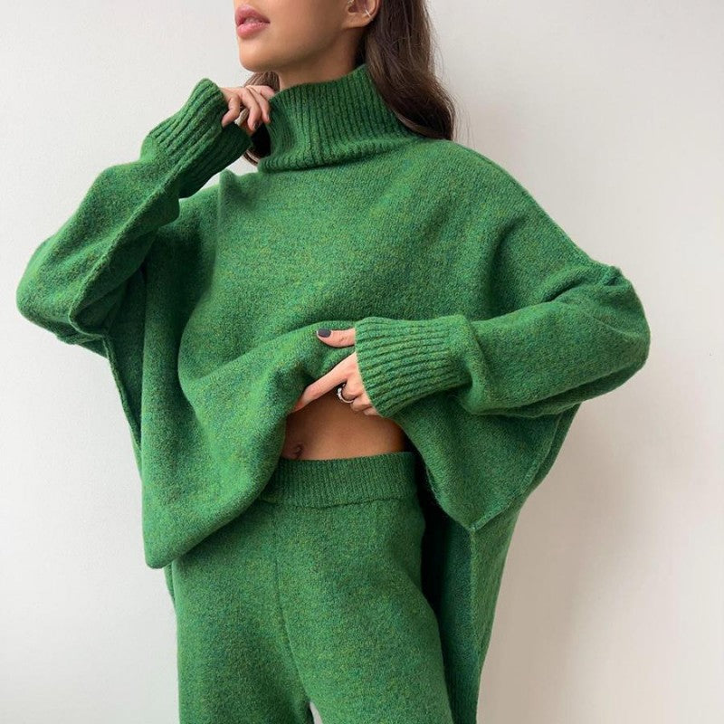 🖤Black Friday-uitverkoop: 50% KORTING💖Casual losse gebreide 2-delige set voor dames