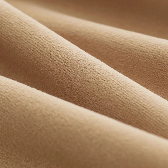 Kvinnors mellanlängd knäppta lapelkrage med sherpa-foder