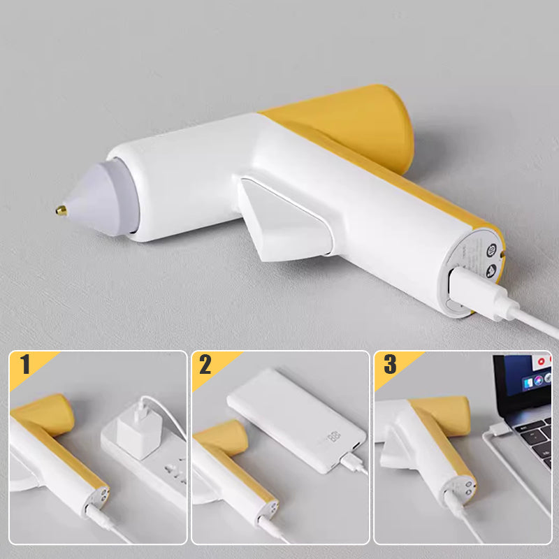 Cordless Hot Glue Gun with Hot Glue Sticks