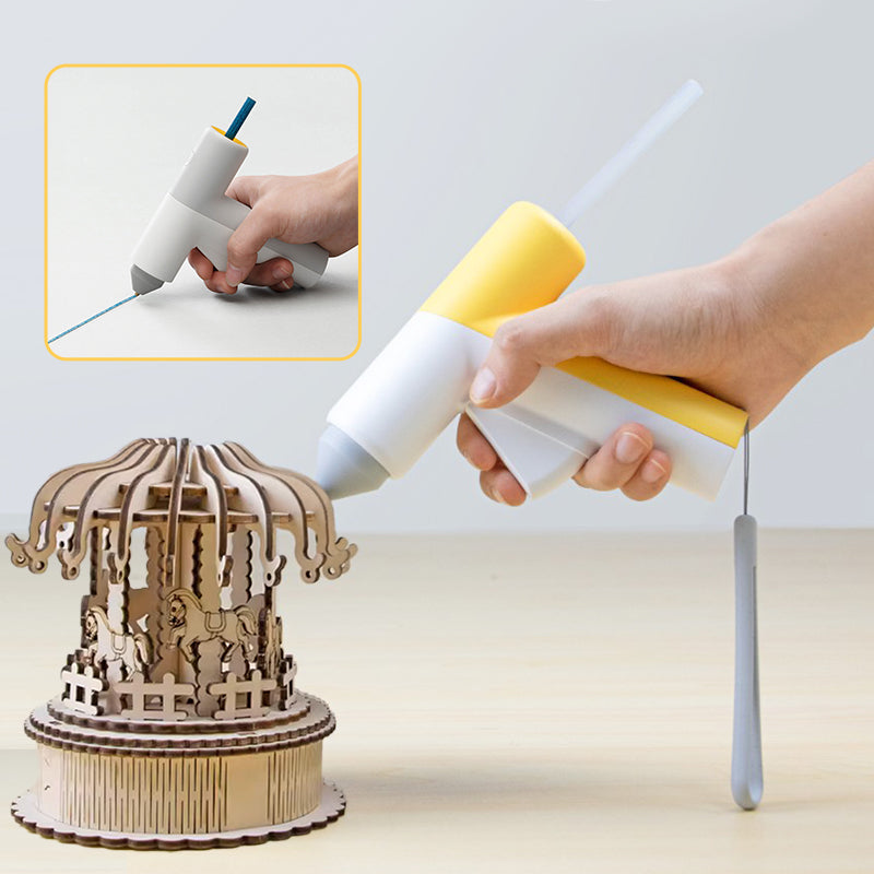 Cordless Hot Glue Gun with Hot Glue Sticks