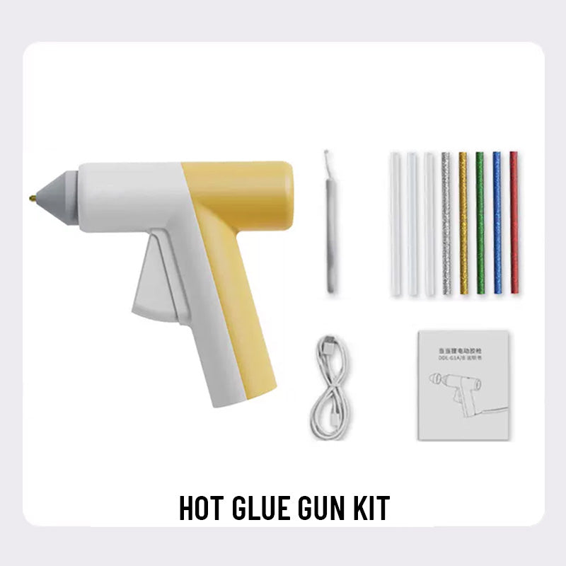 Cordless Hot Glue Gun with Hot Glue Sticks