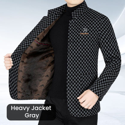 ❄️Winter Specials❄️Men’s Trendy Checkered Warm Jacket with Pockets