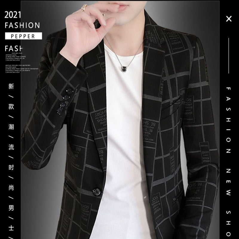 🖤Black Friday Sale:50% OFF🖤Men’s Slim-Fit Single-Breasted Blazer