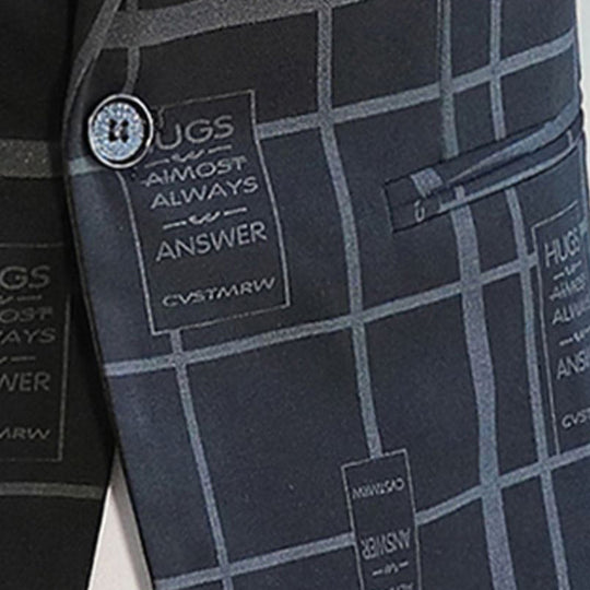 🖤Rebaixas da Black Friday: 50 % de desconto🖤Blazer de corte axustado e abotoadura simple para home