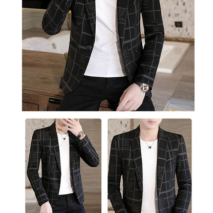 🖤Black Friday Sale:50% OFF🖤Men’s Slim-Fit Single-Breasted Blazer