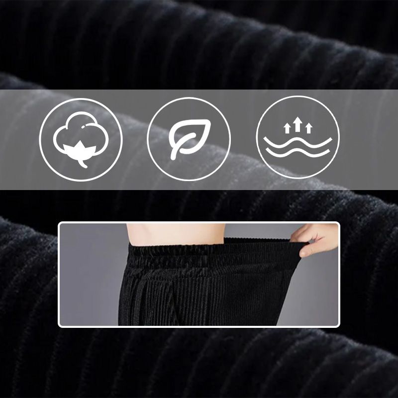 🔥🖤Black Friday Sale:50% OFF❄️Women's High Waist Corduroy Warm Pants