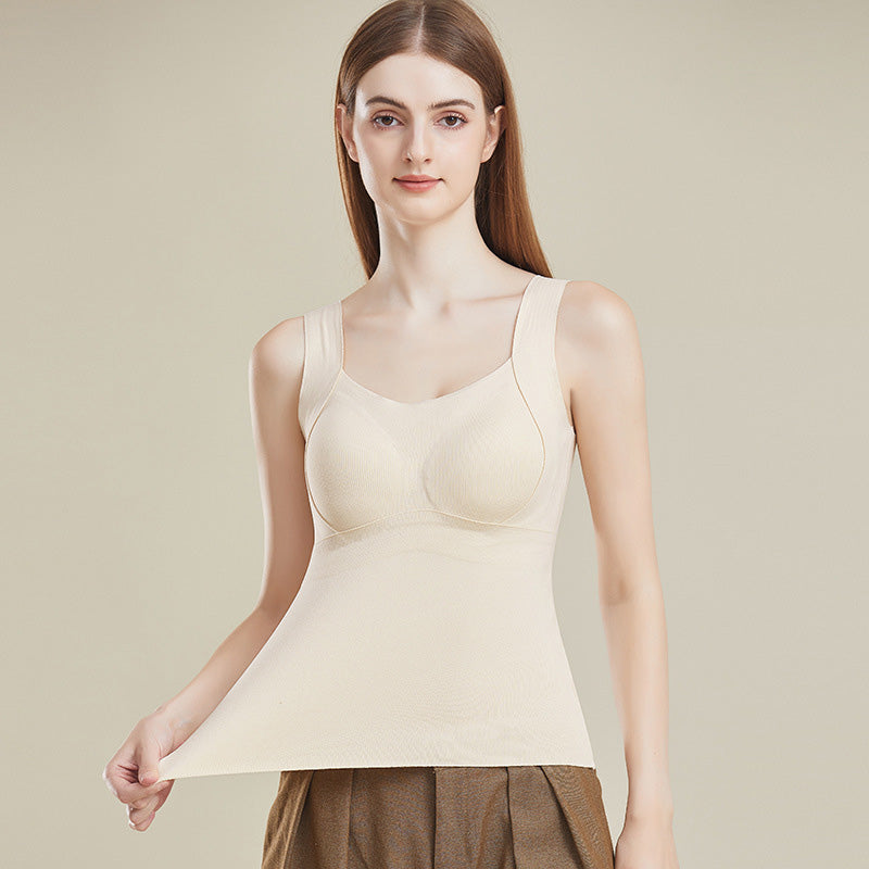 Teplá vesta Slimming Fit s vestavěnou hrudní vycpávkou