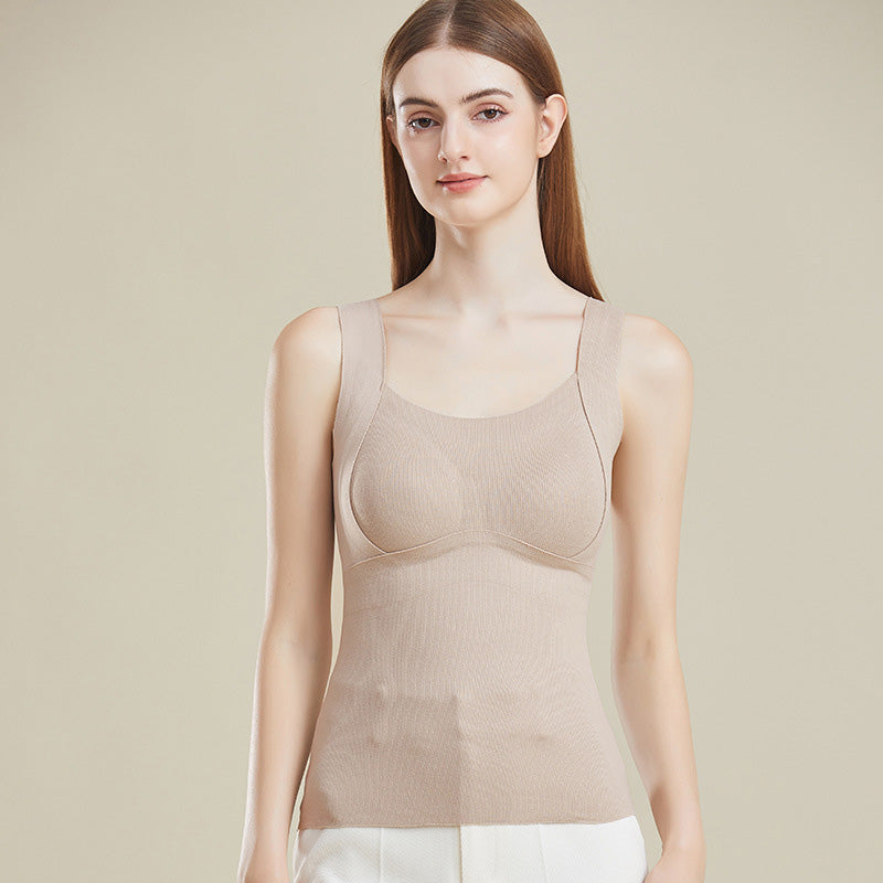 Teplá vesta Slimming Fit s vestavěnou hrudní vycpávkou