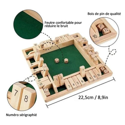 🔥FUN FAMILY GAMES - Shut The Box Board Game 🎲