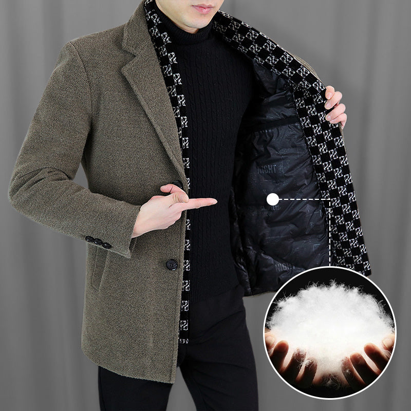 🖤Black Friday Sale:50% OFF🖤Men’s Stylish Notched Lapel Warm Winter Jacket