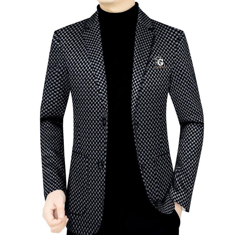 🎉Black Friday Series - Early Bird Price💖Men's Slim-fit Casual Suit Jacket【Comfortable and warm】