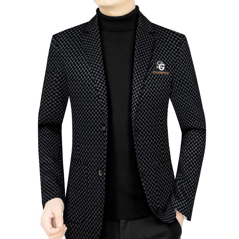 🎉Black Friday Series - Early Bird Price💖Men's Slim-fit Casual Suit Jacket【Comfortable and warm】