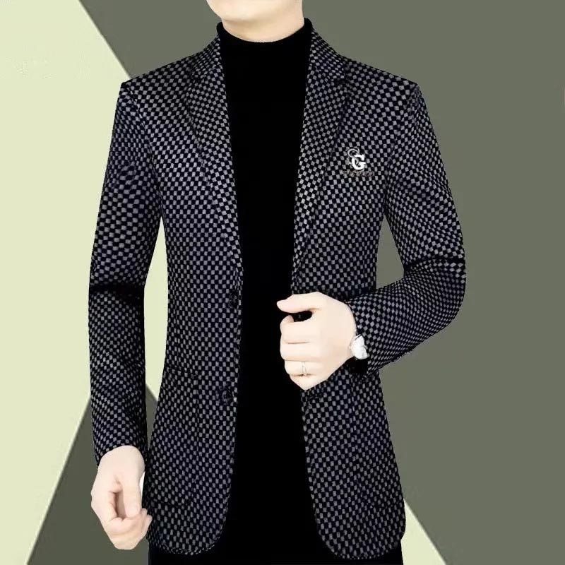 🎉Black Friday Series - Early Bird Price💖Men's Slim-fit Casual Suit Jacket【Comfortable and warm】