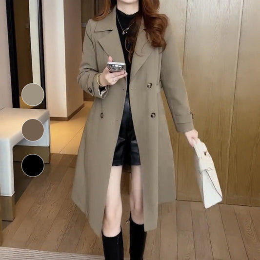 🖤Black Friday Sale:50% OFF🖤Elegant Women's Plush-Lined Trench Coat