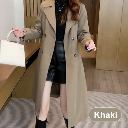 🖤Black Friday Sale:50% OFF🖤Elegant Women's Plush-Lined Trench Coat