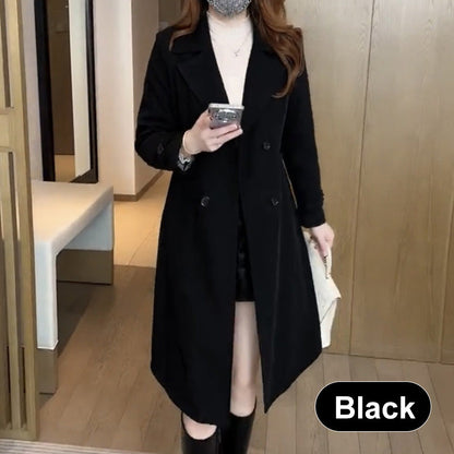 🖤Black Friday Sale:50% OFF🖤Elegant Women's Plush-Lined Trench Coat