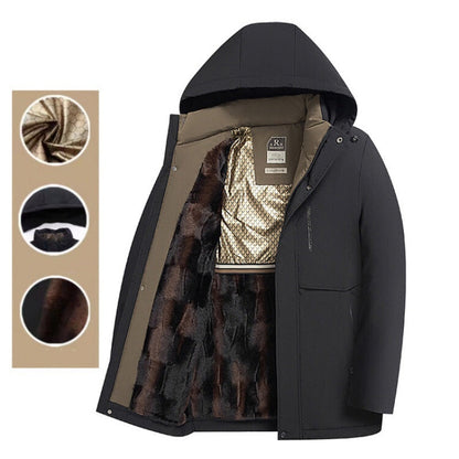 🖤Black Friday Sale:50% OFF🖤Men’s Winter Thermal Thick Hooded Parka Coat