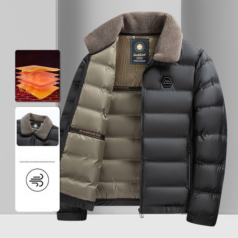 ❄️Winter-Specials❄️Men's Warm Waterproof Lapel Cotton Padded Jacket