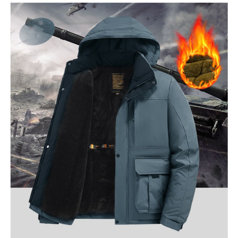 ❄️Winter-Specials❄️Men's Warm Waterproof Hooded Jacket