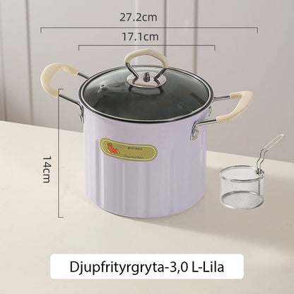 🎅Pre-Christmas Special🎄Multifunctional Deep Fryer Pot And Grease Container With Strainer