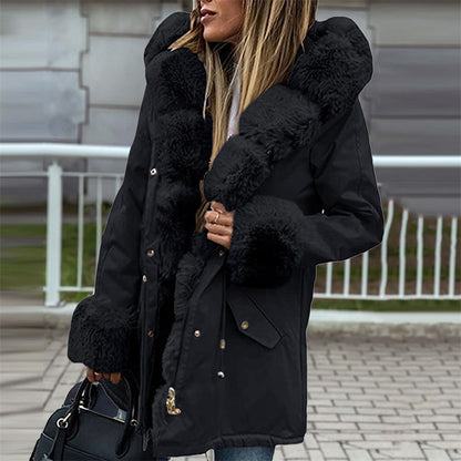 🔥🖤Black Friday Sale-52% OFF🔥Women’s Parka Jacket with Removable Fluffy Trim