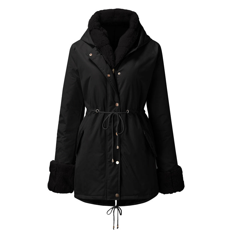 🔥🖤Black Friday Sale-52% OFF🔥Women’s Parka Jacket with Removable Fluffy Trim