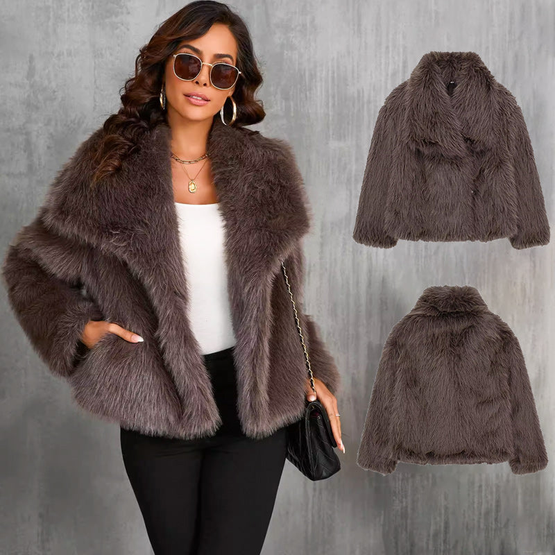 🔥🖤Black Friday Sale:50% OFF🔥Winter Women's Fur Coat