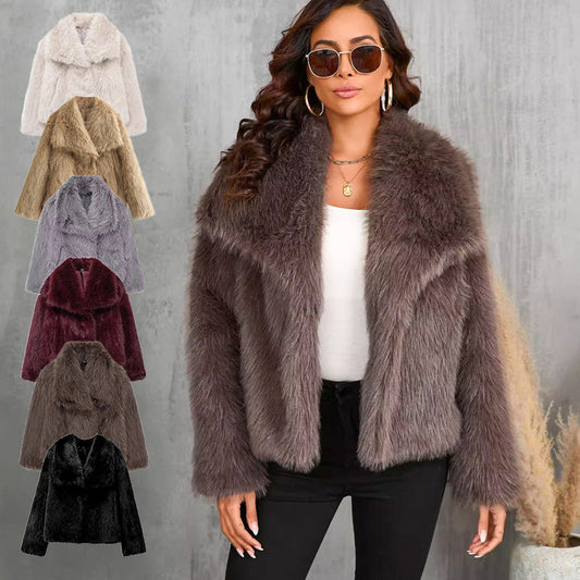 🔥🖤Black Friday Sale:50% OFF🔥Winter Women's Fur Coat