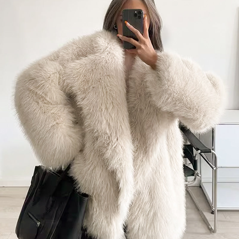 🔥🖤Black Friday Sale:50% OFF🔥Winter Women's Fur Coat