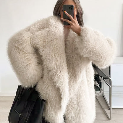 🔥🖤Black Friday Sale:50% OFF🔥Winter Women's Fur Coat