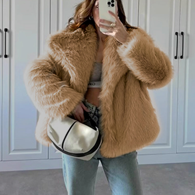 🔥🖤Black Friday Sale:50% OFF🔥Winter Women's Fur Coat