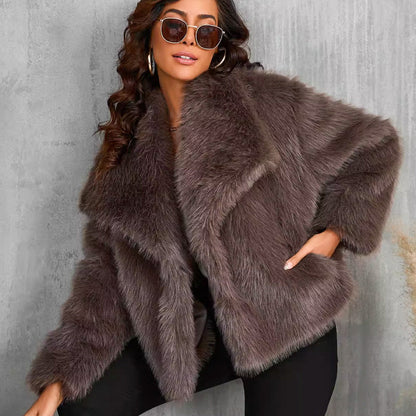 🔥🖤Black Friday Sale:50% OFF🔥Winter Women's Fur Coat