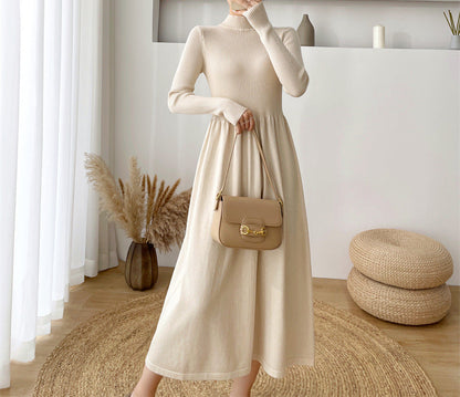 🎁New Year Sale 62% OFF⏳Gentle Style French Long Sleeve Knit Dress