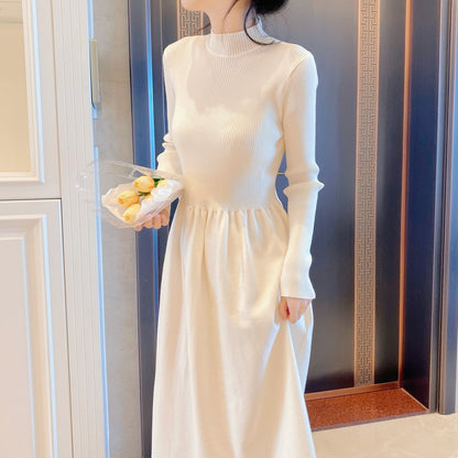 🎁New Year Sale 62% OFF⏳Gentle Style French Long Sleeve Knit Dress