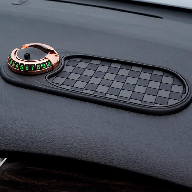 Multifunksjonelt bildashbord Anti-skli Pad Mobiltelefonholder