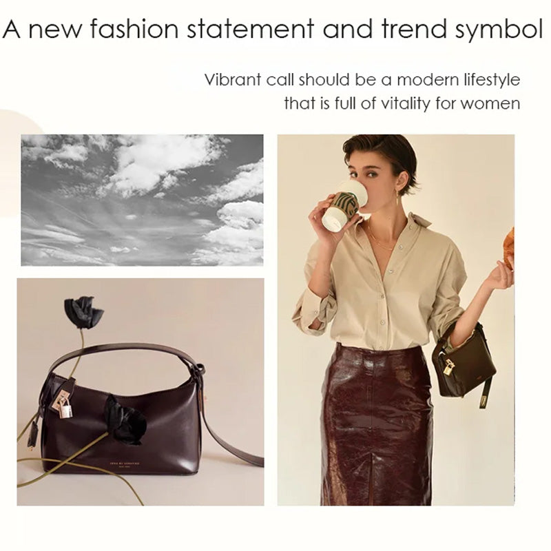 🎉Nuevos productos de moda con 50% de descuento🔥Bolso de mano de piel sintética para mujer