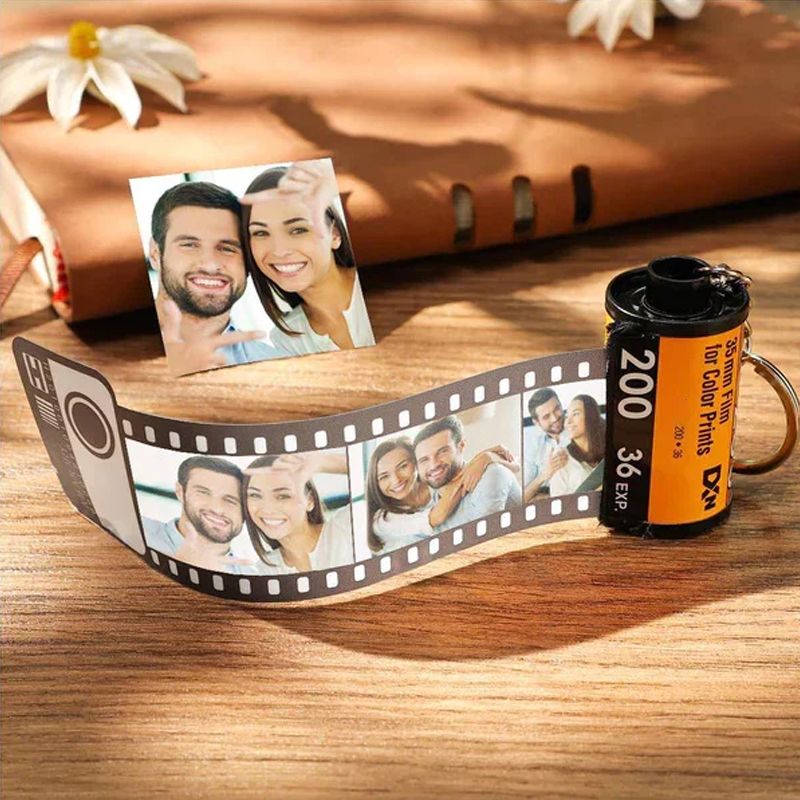 🎁Best Christmas gift ever🎉Custom Film Roll Key Ring