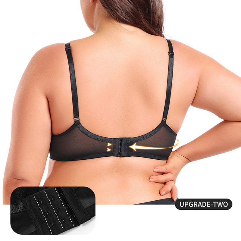 Comfortable Supportive Slimming Bra for Plus-Size Women