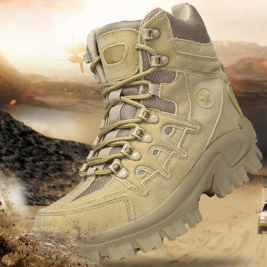 Men's Waterproof Non-Slip Anti-Puncture Work Boots
