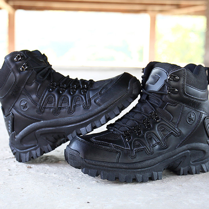 Men's Waterproof Non-Slip Anti-Puncture Work Boots
