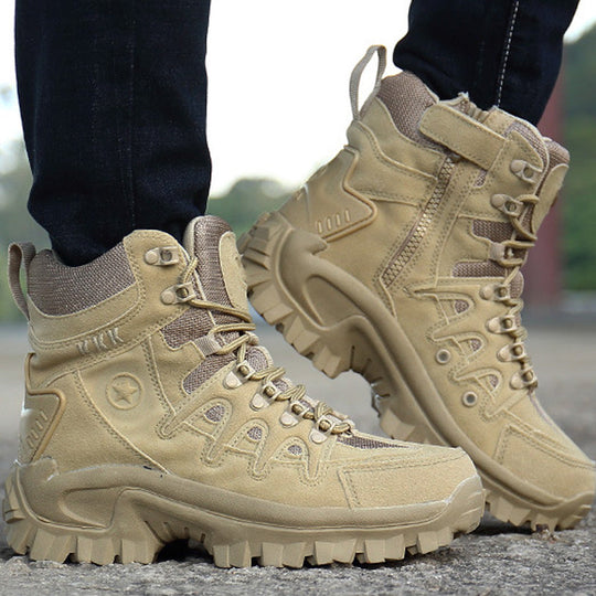 Men's Waterproof Non-Slip Anti-Puncture Work Boots