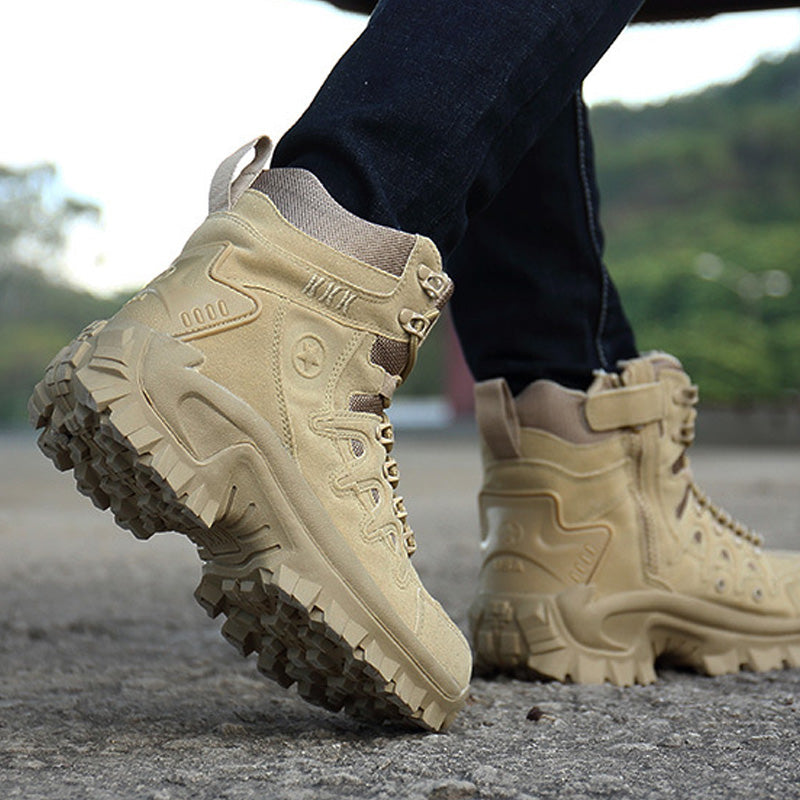 Men's Waterproof Non-Slip Anti-Puncture Work Boots