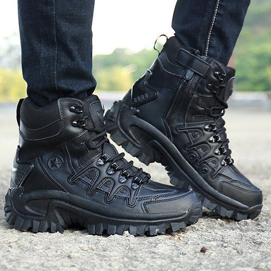 Men's Waterproof Non-Slip Anti-Puncture Work Boots