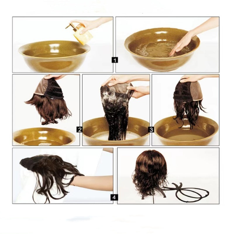 🩷Curly Wavy Frizzy Hair Extension with Ponytail