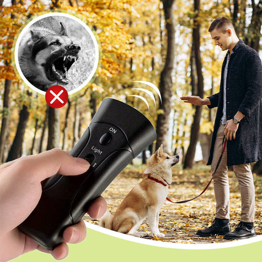 Compact Portable Ultrasonic Dog Deterrent