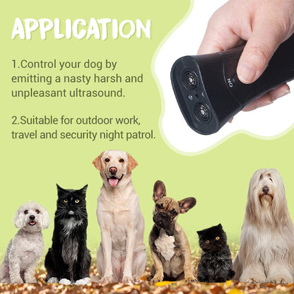 Compact Portable Ultrasonic Dog Deterrent