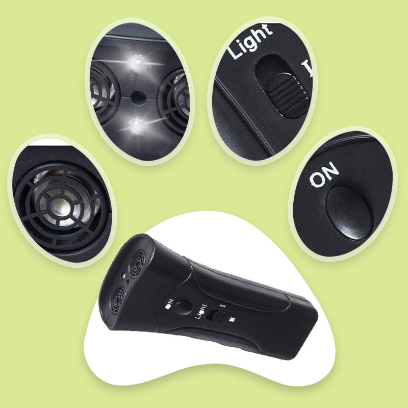 Compact Portable Ultrasonic Dog Deterrent