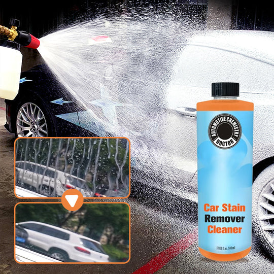 🚗Car Stain Remover Cleaner – Powerful Formula, Safe on Upholstery & Quickly Removes Dirt, Grease & Spills